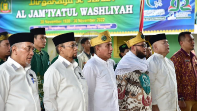 Hadir HUT ke-92 Al Jam’iyatul Washliyah di Langkat, Edy Rahmayadi Ajak Umat Muslim Perkuat Persatuan