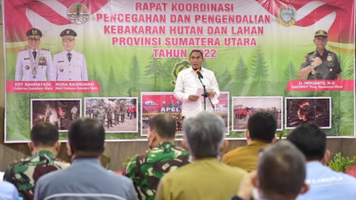 Ultimatum Dinas Kehutanan, Edy Rahmayadi : Jangan Ada Kebakaran Hutan Lagi di Sumut