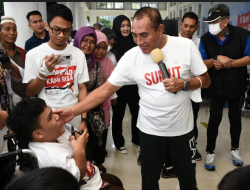 Hari Disabilitas Internasional, Gubsu Bergembira Bersama Anak Disabilitas