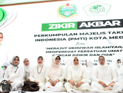 Hadiri Zikir Akbar PMTI Kota Medan, Nawal Lubis : Mari Mohon Perlindungan kepada Allah