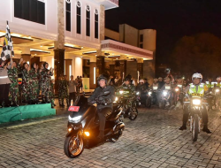 Pantau Pengamanan Tahun Baru, Edy Rahmayadi Keliling Kota Medan Dengan Sepeda Motor