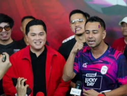 Raffi Ahmad Dukung Erick Thohir jadi Ketum PSSI, Ini Alasannya