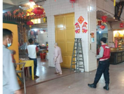 Jelang Imlek, Polrestabes Medan Gelar Patroli Ke Sejumlah Vihara