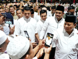 Dihadiri Prabowo dan Bobby Nasution, Peserta Zikir Akbar di Lapangan Benteng Dipadati Ribuan Orang