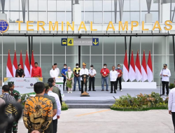 Resmikan Terminal Amplas dan Tanjung Pinggir, Jokowi Ingin Ubah Citra Terminal  