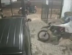 Alamak, Oknum Polisi Curi Motor Dinas Sesama Polisi Yang Diparkir Di Polres