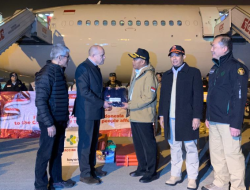 Bantuan Logistik 70 Ton Pemerintah Indonesia Tiba di Turkiye