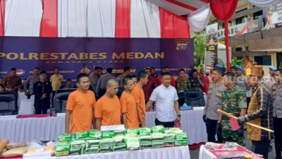 Dalam 3 Bulan, Polrestabes Medan Ringkus 550 Bandit Jalanan dan Pelaku Narkoba