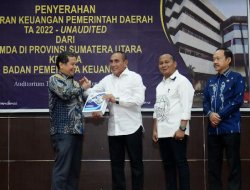 Serahkan LKPD Unaudited, Edy Rahmayadi :  Pemprov Sumut Siap Diaudit BPK