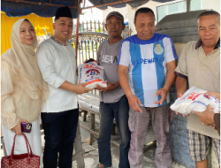 Memaknai Ramadhan, Tengku Rizki Alisyahbana Berbagi Berkah kepada Ratusan Abang Becak Kota Binjai