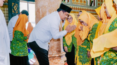  Bobby Nasution Ajak Pengajian Al Hidayah  Dukung Pembangunan