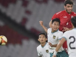 Gol tunggal Beckham Putra Bawa Timnas Indonesia U-22 Menang Lawan Lebanon