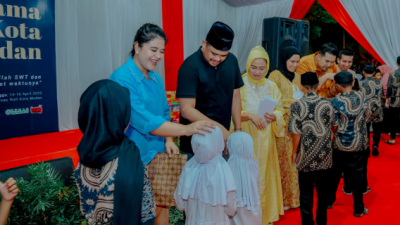 Penghujung Ramadhan, Bobby Nasution & Ketua TP PKK Buka Puasa Bersama Anak Yatim