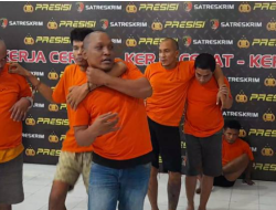 Polisi Ringkus 6 Bandit , 4 Diantaranya Ditembak