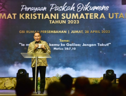 Hadiri Paskah Oikumene GBI Medan, Edy Rahmayadi Harapkan Persatuan dan Kesatuan Tetap Terjaga