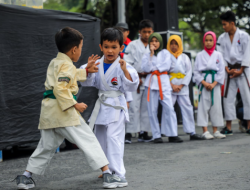 Serunya CFD Di Medan, Diisi Olahraga Rekreasi Beladiri Kempo