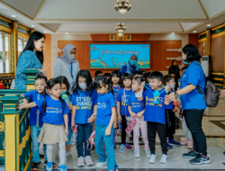 Bobby Nasution & Ny Kahiyang Ayu Sambut Hangat Study Tour Playgroup Sekolah Highscope Indonesia Di Rumah Dinasnya