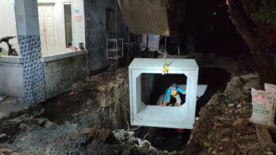 Atasi Genangan Air di Kawasan Kesawan dan Lapangan Merdeka, Dinas SDABMBK Tingkatkan Saluran Subdrainase di Jalan A Yani VII