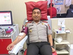 Peduli Sesama, Peserta Didik Sespimmen Polri Kompol Firdaus Donorkan Darah ke PMI