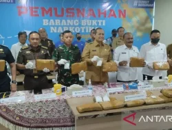 Peringati HANI 2023, BNNP Sumut Musnahkan Barang Bukti Narkoba