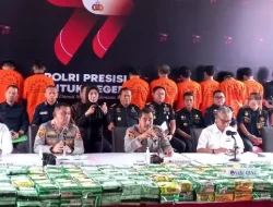 Bareskrim Polri Sita 428 Kg Sabu dan 162 Ribu Pil Ekstasi