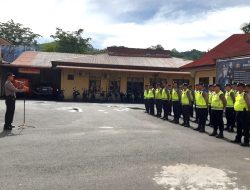 Polres Kota Sibolga Kerahkan 30 Personel Kawal Pilkades Madina