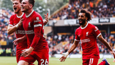 Kalahkan Wolverhampton, Liverpool Dekati Manchester City di Puncak Klasemen