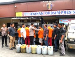 Komplotan Penjual Bio Solar Subsidi di Taput yang Libatkan Petugas SPBU Ditangkap Polisi