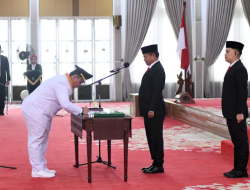Lantik Walikota Gunungsitoli, Pj Gubernur Sumut Minta Pertahankan Peningkatan IPM