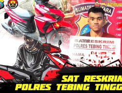 Pelaku Curanmor di Tebingtinggi Ditangkap Usai Dua Pekan Kabur