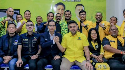 Silaturahmi ke Golkar Medan, Rahmaddian Shah: Dari Visi-misi Rico Waas Sudah Cocok Jadi Wali Kota