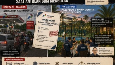 Terungkap! Undangan Evaluasi Kinerja di Bali Berujung Padel Mewah Saat Antrean BBM Mengular